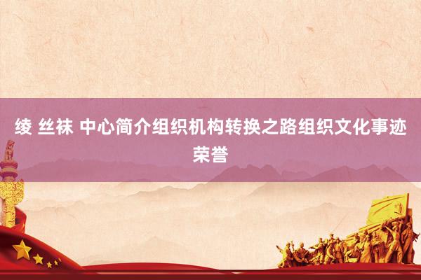 绫 丝袜 中心简介组织机构转换之路组织文化事迹荣誉